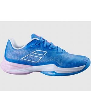 NEW BABOLAT women's jet mach 3 ac shoe in french blue